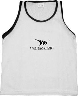 Jelek stërvitje futbolli Yakimasport Senior, rrjetë, i bardhë