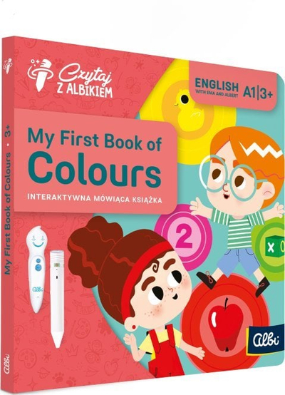 Liber interaktiv Albik My First Book of Colours, anglisht, mbi 600 audio, shumëngjyrësh