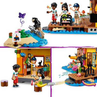 Set lodër LEGO Friends Water Sports at the Camping Camp 42626, 628 pjesë, mbi 7 vjeç, shumëngjyrësh