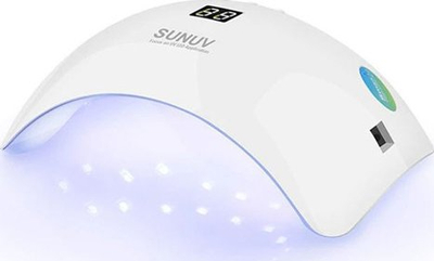 Lampë për tharje thonjsh SUN8 UV LED, 48W, Smart 2.0, e bardhë