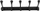 Varëse rrobash Domax Home Hook Clothing WUI 2 C.410, metalike, për mur, argjend