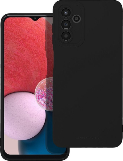 Këllëf telefoni Roar Luna për Samsung Galaxy A13 5G, TPU i butë e fleksibël, shkon me karikim wireless, ngjyrë e zezë mat
