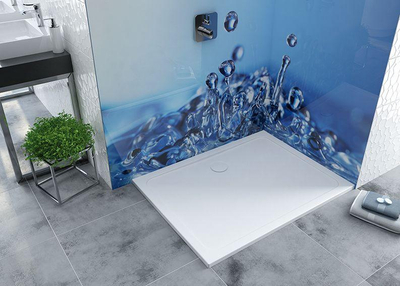 Vaskë dushi Sanplast Free Line, drejtkëndore 110 x 80 cm, akril sanitar, e bardhë