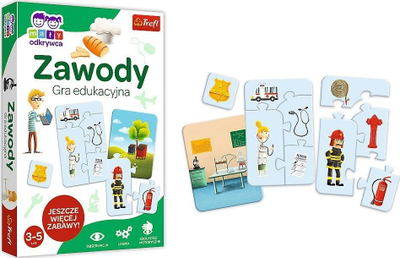 Lojë edukative Trefl Profesionet, puzzle, 3-5 vjeç, shumëngjyrëshe