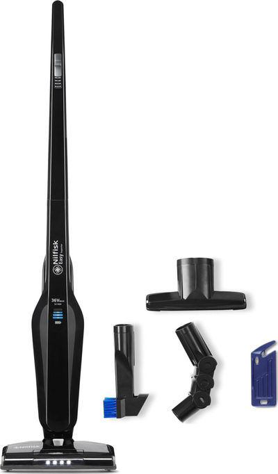 Fshesë me korent në këmbë Nilfisk Easy 36Vmax, 0.6L, 170W, e zezë