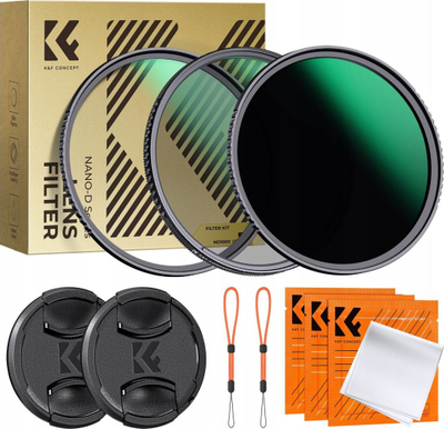 Фотографски филтер K&F Concept Nano-D Black Diffusion 1 8 MC, 82mm, Black Mist
