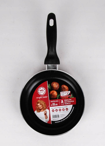Tigan MG Home Patelnia, 18 cm, shtresë jo ngjitëse, i zi