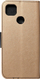 Maskë libri Fancy për Xiaomi Redmi 9C, lëkurë ekologjike, me stand dhe xhepa kartash, e kuqe navy blue