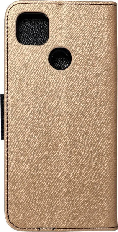 Maskë libri Fancy për Xiaomi Redmi 9C, lëkurë ekologjike, me stand dhe xhepa kartash, e kuqe navy blue