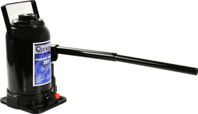 Krik hidraulik kolonë Geko G01056, 20T, lartësi 235 450mm, blu