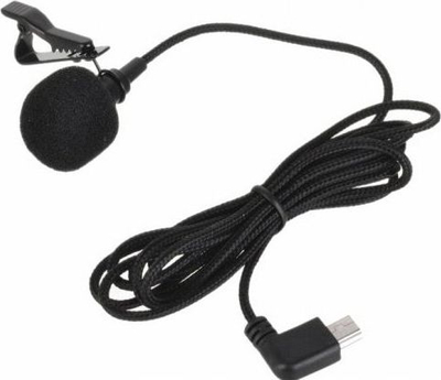 Mikrofon SJCAM SJ6 SJ7 SJ360, omnidireksional, me kapëse, i zi