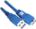 Kabllo Delock USB-A - microuSB, 1m, e kaltër