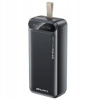 Powerbank Awei PA-12, 30000mAh, karikim i shpejtë 22.5W, i zi