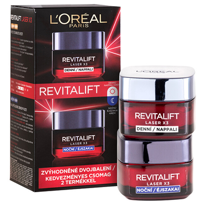 Set L'Oreal Paris Laser X3 Revitalift Krem dite 50 ml + Krem nate 50 ml
