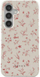 Maskë mbrojtëse Burga Tough Case për Samsung Galaxy S24 Plus Prairie, rezistente ndaj goditjeve, me motiv floral, bezhë