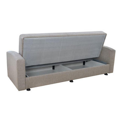 Divan-Shtrat 3-ulëse Dimos 220×77×83 cm (HM3074.02), bezhë