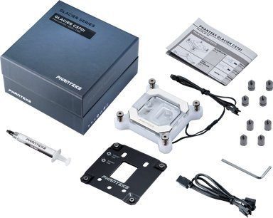 Bllok uji CPU Phanteks Glacier C370I, Intel, D RGB, i bardhë