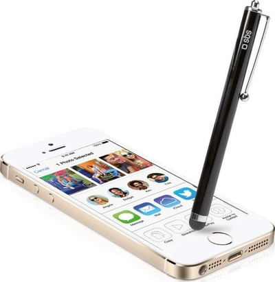 Капацитивно пенкало SBS Stylus Pen, универзално за паметен телефон и таблет, црно