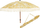 Çadër plazhi Golden Sun Hat, 180cm, e verdhë