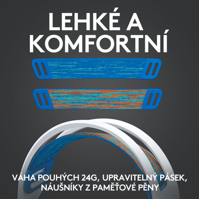 Kufje Logitech G335, të bardha