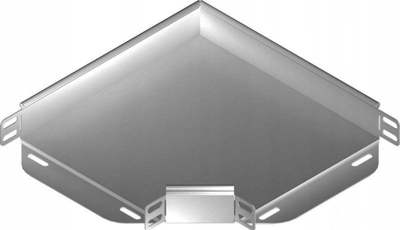 Kënd kabllor 90° BAKS KKBJ100H50, 100x50mm, metalik