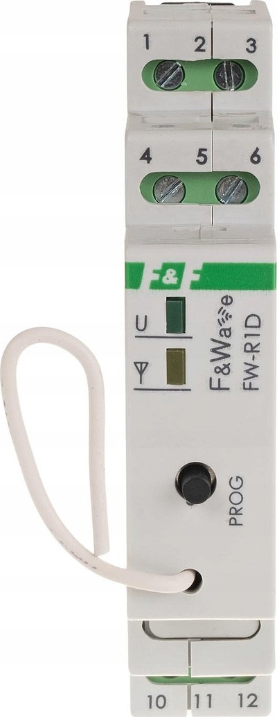 Relé bistabile F&amp;F FW-R1D-P, 1 kanal, montim DIN, 85-265V AC/DC