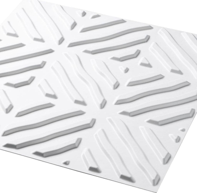 Panele muri 3D WallArt Noah GA-WA32, 12 copë, 50x50 cm, off white