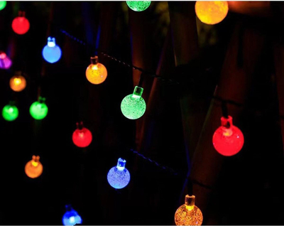 Декоративно градинарско светло Garland Chain, 4.9m, 40 LED, повеќебојно
