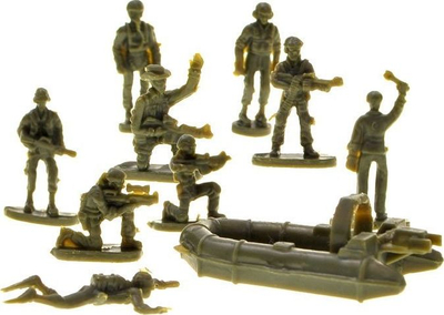 Set lojrash me ushtarë Special Forces Military Base, aeroplan transportues, makina dhe figura, shumëngjyrësh