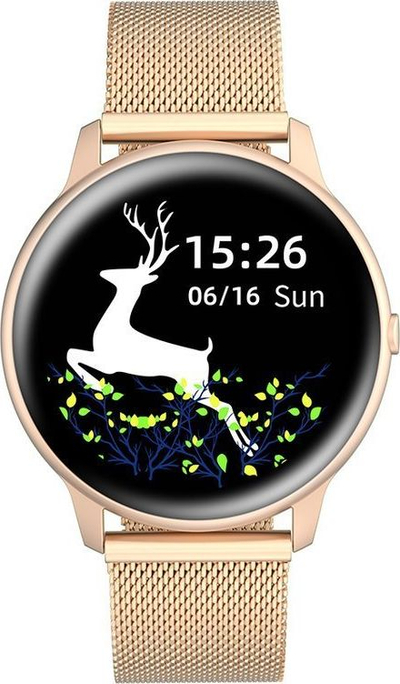 Smartwatch për goca G.Rossi SW015-4, ekran me prekje, Bluetooth, ngjyrë rose gold
