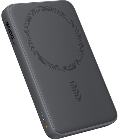Надворешна батерија Aukey PB-MS03, 5000mAh, 20W MagSafe, сива