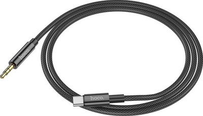 Adapter audio Hoco UPA19, USB Type C në 3.5mm, 1m, i zi
