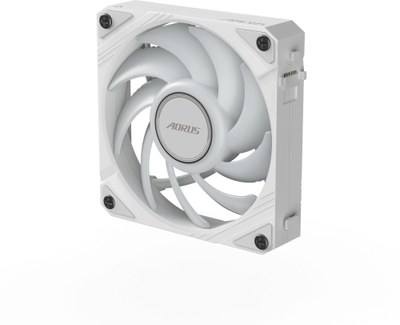 Ventilator kulle GIGABYTE AORUS EZ CHAIN FAN 120 ICE, 120mm, ARGB, i bardhë