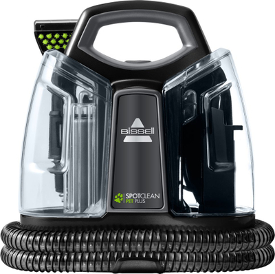 Pочистувач на дамки Bissell SpotClean Pet Plus, двоен резервоар, црево 2.2 m, сива