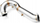 Downpipe shkarkimi AUDI A4 A5 Q5 2.7 3.0 TDI B8, tub 76mm, çelik inox