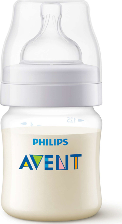 Biberon Philips Avent Anti colic, 125 ml, 0m+, transparent