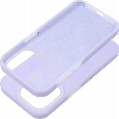 Kapak telefoni Candy Case për iPhone 7/8, silikon, me shtresë nga brenda, vjollcë pastel