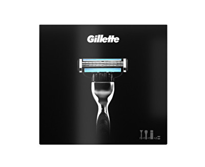 Set për rrojë Gillette brisk rroje Mach3 + 2 koka rezervë Match3 + gel për rojë Match3 75 ml