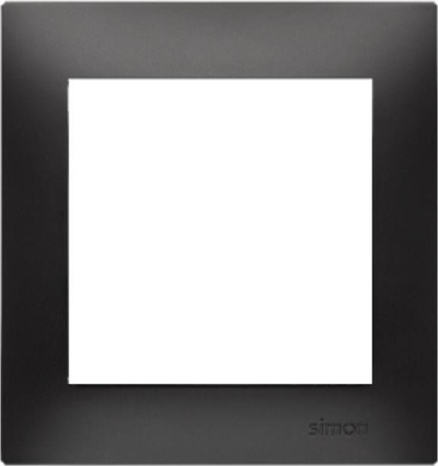 Kornizë elektrike Kontakt-Simon Simon 54 Premium DR1/49, 1 modul, IP20 IP44, e zezë mat
