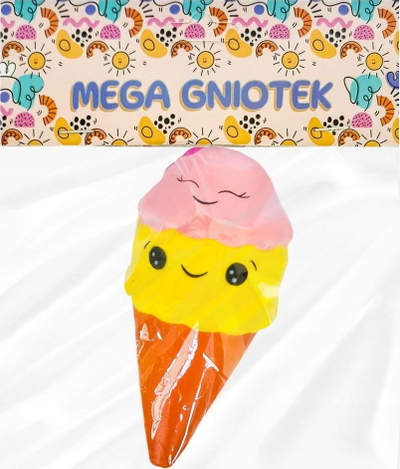 Lodër antistres Mega Gniotek Squishy Ice, akullore me shumë ngjyra