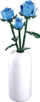 Lodër me blloqe Sluban Flowers Blue Rose Vase, 254 copa, për mosha 10+, shumëngjyrëshe