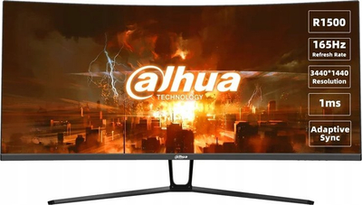 Monitor Dahua LM34-E330C, 34", WQHD, i zi