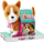 Интерактивна играчка кученце Корги Just Play Lizzy My Wigglin Walkin Pup, со одење и движење, за деца, шарена