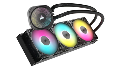 Ftohës uji për procesor Corsair Nautilus 360 RS, 360mm, ARGB, i zi