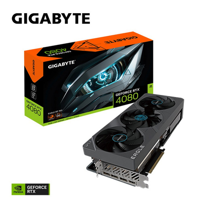 Графичка картичка Gigabyte Nvidia GeForce RTX 4080 EAGLE OC, 16GB GDDR6X, троен вентилатор