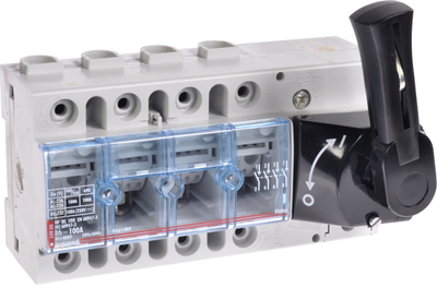 Çelës ndërprerës i vogël Legrand Vistop, 4 pole, 100A, 400V AC DC, gri
