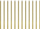 Qirinj ditëlindjeje Partydeco Smooth Gold, 14 cm, set me 12 copë, ngjyrë ari