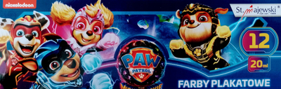 Ngjyra plakat St. Majewski PAW Patrol, 12 ngjyra, 20ml
