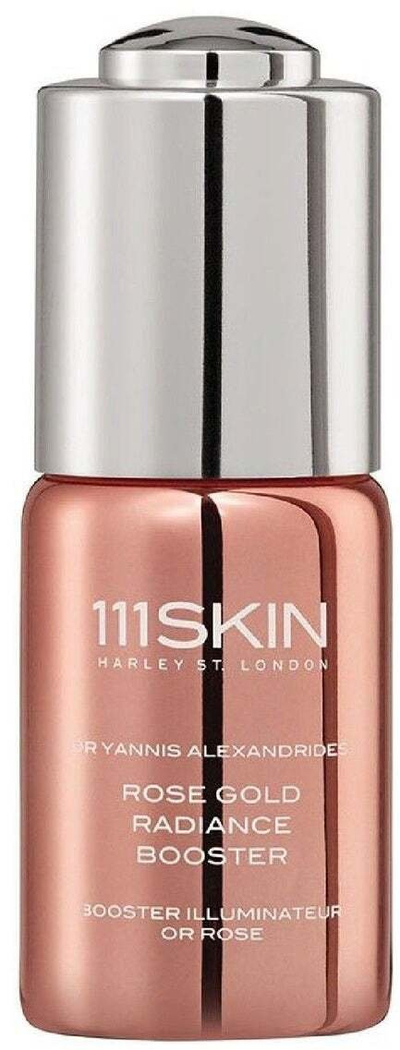 Booster fytyre 111Skin Rose Gold Radiance Booster, 20ml, për shkëlqim, për çdo lloj lëkure
