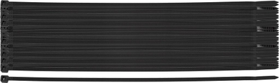 Lidhëse kabllosh Neo EXTREME, 4.8 × 370 mm, 50 copë, të zeza